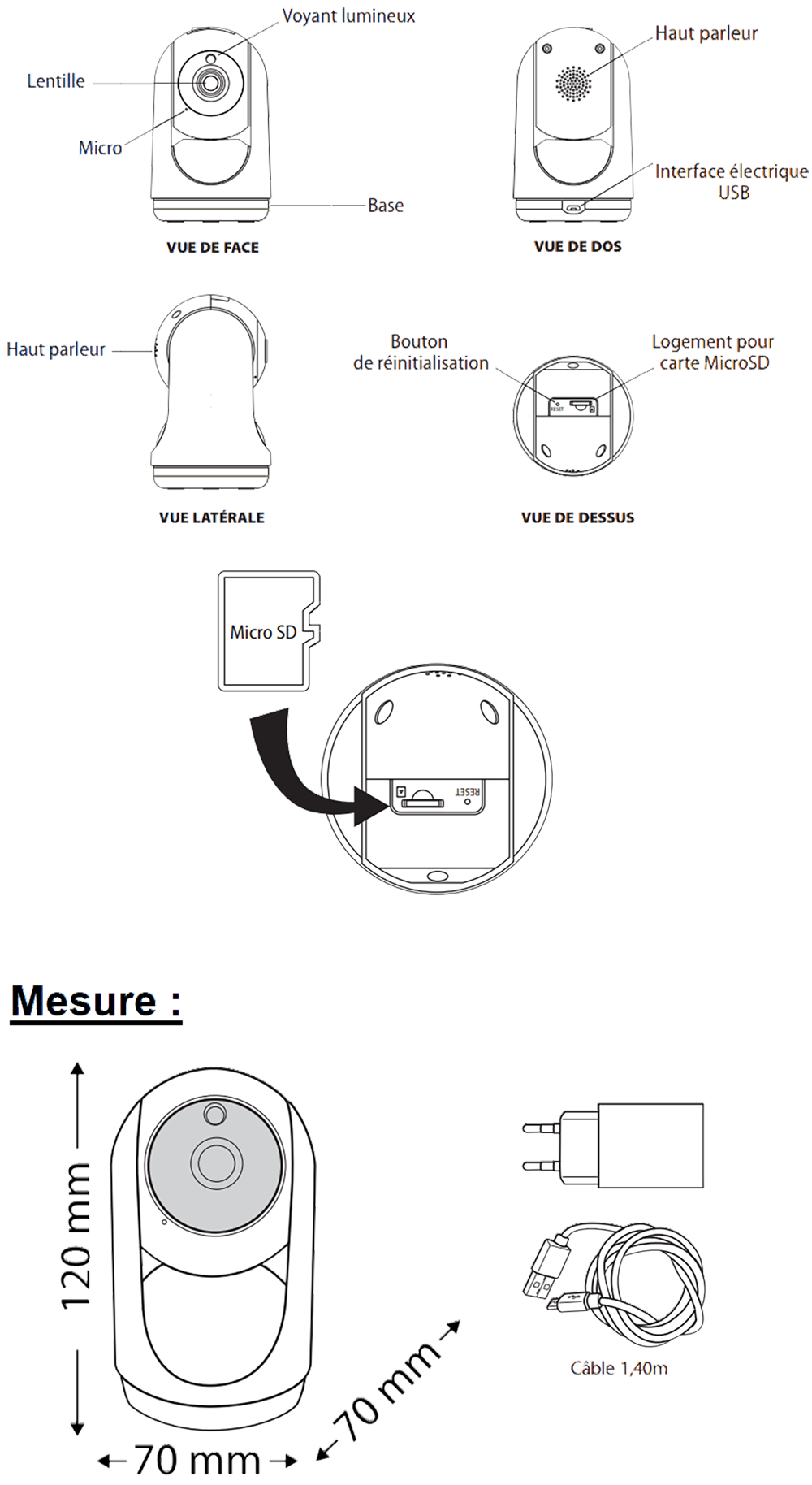 Caméra intérieure Lexman - vue du produit.png