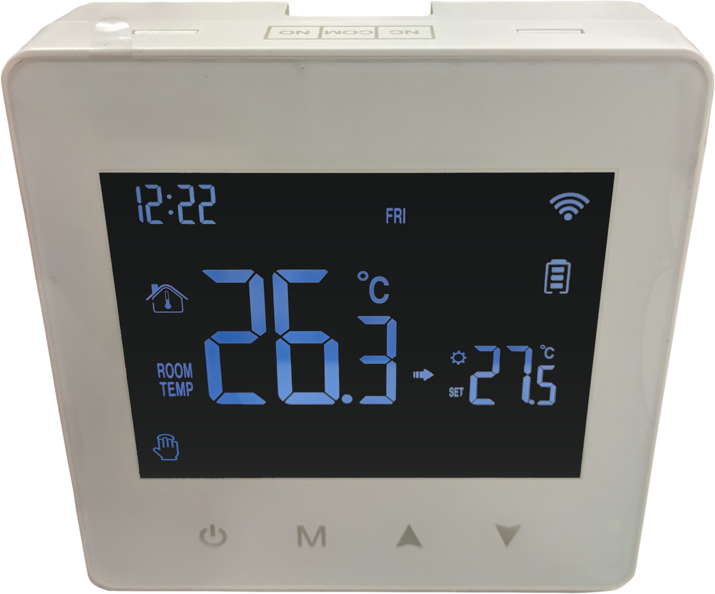 Thermostat connecté Sedea - Voyants - Connecté.png