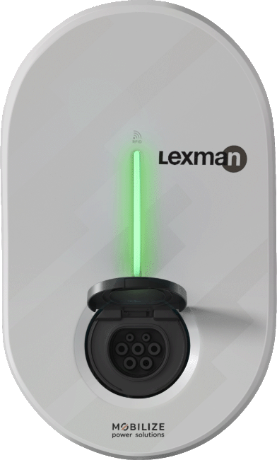 Borne de recharge Lexman - Voyant - Vert fixe, bleu clignotant (Prêt à charger, en attente d'autorisation).gif