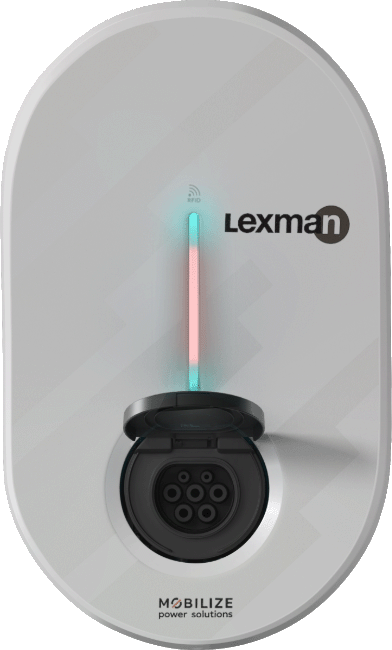 Borne de recharge Lexman - Voyant - Bleu et rouge fixe (Chargeur vérrouillé).gif