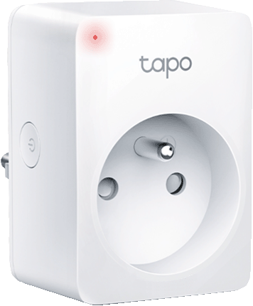 Prise Tapo - Voyant Prise P100 et P110 - Rouge fixe.gif