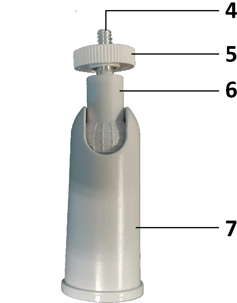 Caméra solaire connectée Lexman - Vue du produit - Panneau solaire - Socle 03.gif