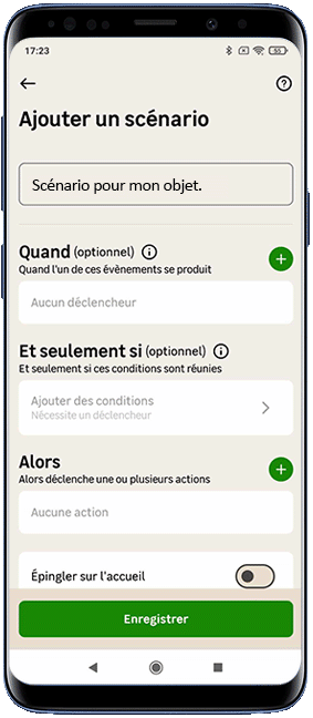 Android - Ajouter une action (Etat objet).gif