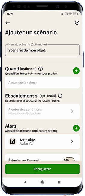 Android - Sauvegarder le scénario (Action simple).gif