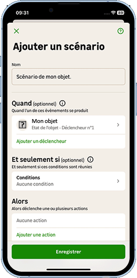 iOS - Ajouter une action avec un déclencheur (Objet).gif