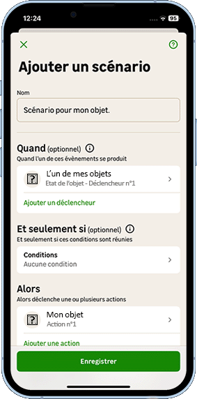 iOS - Enregistrer le scénario (Déclencheur objet 2).gif