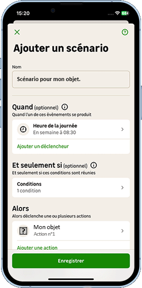 iOS - Enregistrer le scénario (Condition état objet).gif