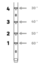 Wall-mounted installation diagram