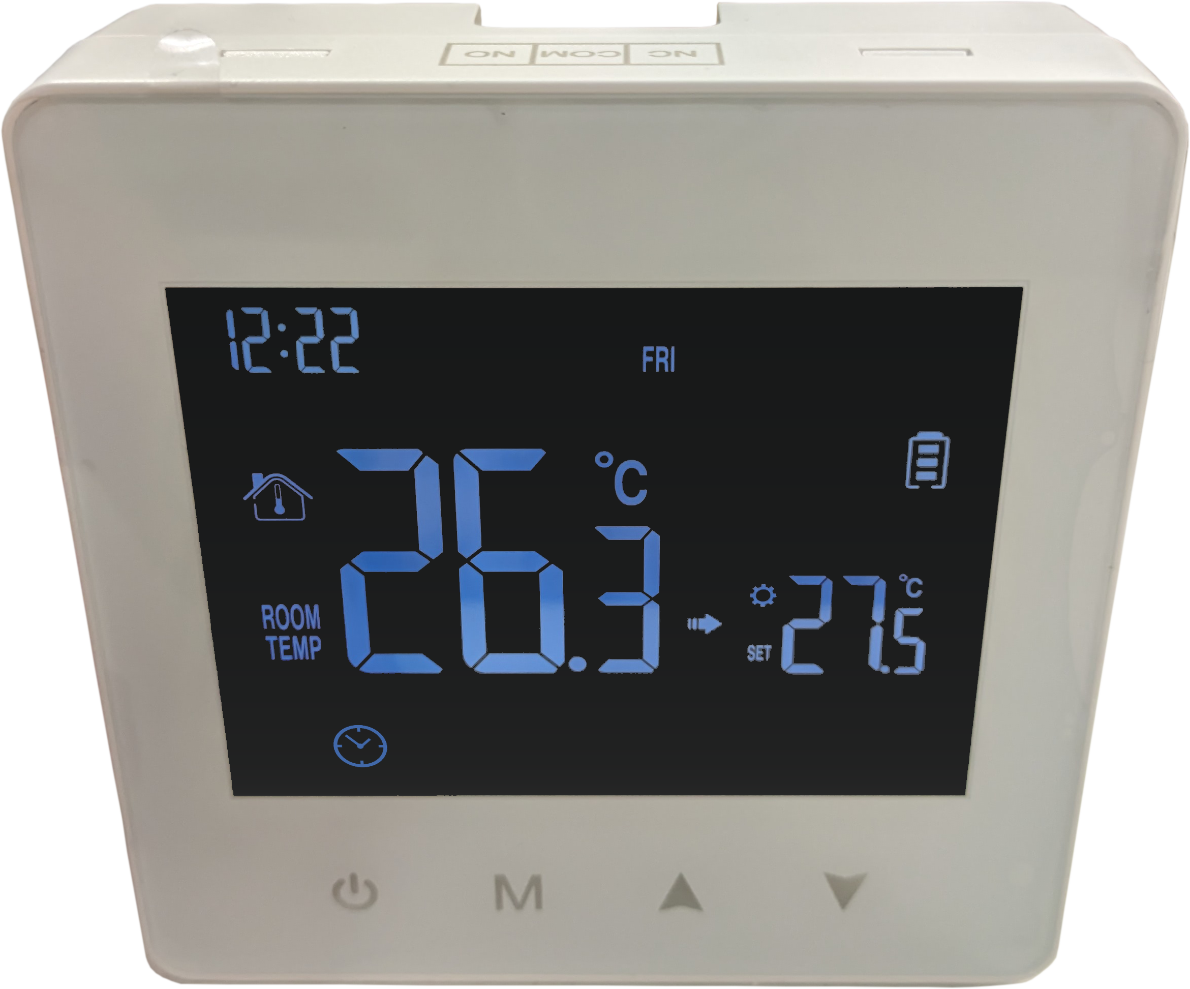 Thermostat connecté Sedea - Voyants - Programmé local.png