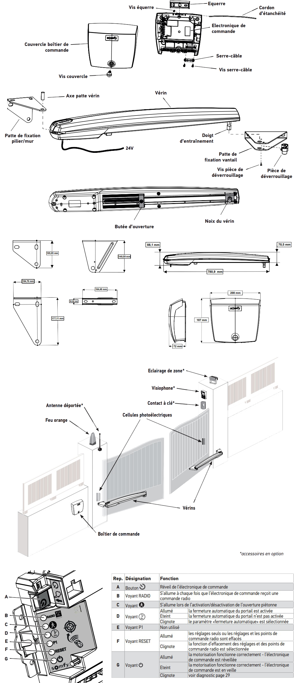 Somfy: Swing Gate (RTS) - Product Sheet – Enki