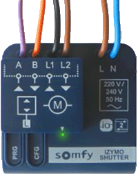 Izymo récepteur io pour volet roulant - Voyant - Vert fixe.gif