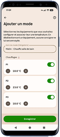 Chauffages - Création d'un planning - Horaire - Lundi - 05h00 - Régler mode.gif