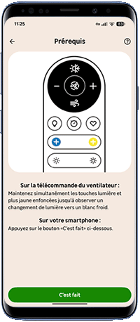 Aruba - Les écrans de l'applications - Prérequis.gif