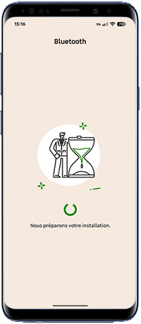 09 - (ESDK 2) Connexion au Bluetooth de l'objet après la saisie du des identifiants.gif