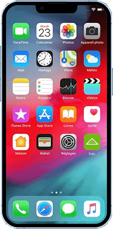 01 - iOS - Minuteur - Ouvrir l'application Enki et accès au minuteur.gif