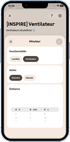 Aruba - Minuteur - iOS - Configurer la minuterie.gif