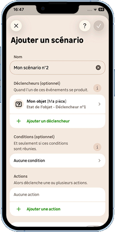 iOS - Ajouter une action avec un déclencheur (Objet).gif