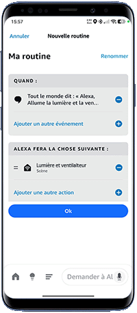 Aruba - Comment fonctionne mon objet avec Alexa - Sauvegarder la routine.gif