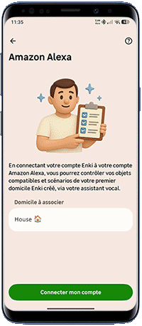04 - Comment fonctionne mon objet avec Alexa - Connecter compte connecté.gif