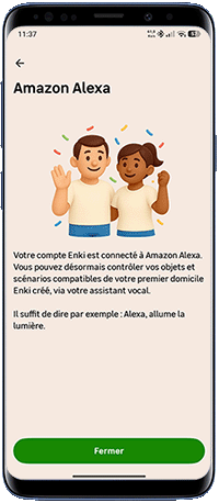 05 - Comment fonctionne mon objet avec Alexa - Notification de laision.gif
