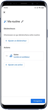 Aruba - Comment fonctionne mon objet avec Google Home - Ajouter un déclencheur à la routine.gif